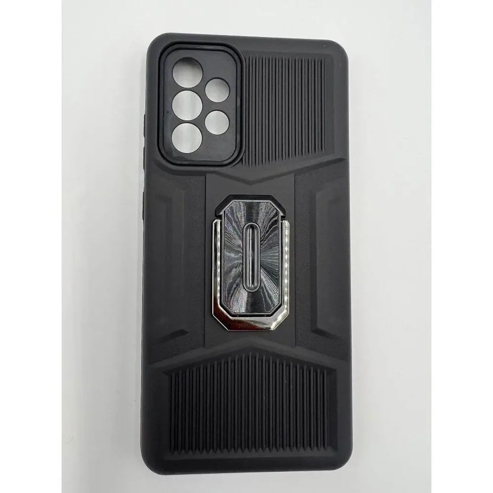 Brand New Samsung Galaxy‎ A72 Black Shockproof Phone Case With Kickstand
